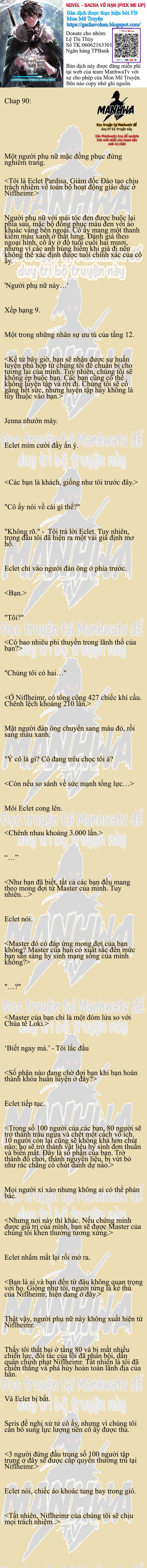 Đọc truyện [NOVEL] Gacha vô hạn - Chương 90